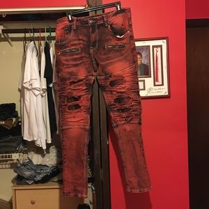 Mens Biker Jeans